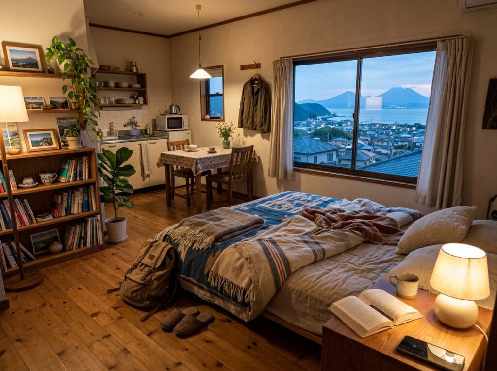 泊まる部屋